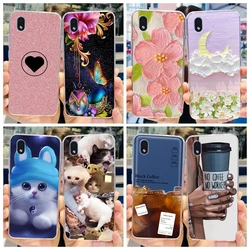 For Samsung Galaxy A01 Core Case Popular Flower Soft Silicone Clear Back Cover For Samsung A01 Core A01Core SM-A015F A013F Coque