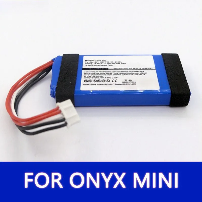 3000mAh Lithium Replacement Speaker Battery CP-HK07 P954374 200SL Fit for Harman Kardon Onyx Mini Wireless Audio Speaker