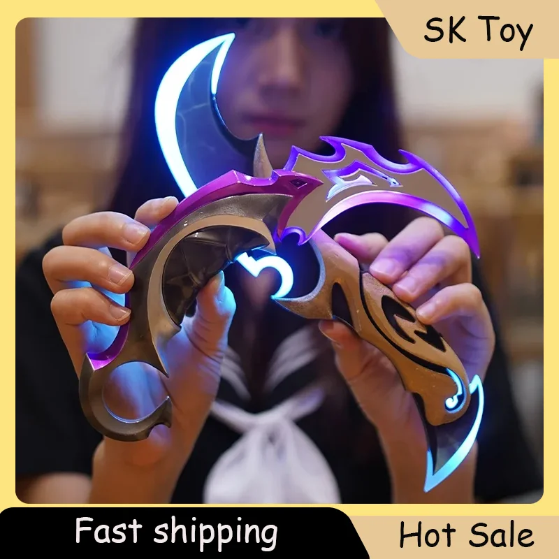 

Valorant игровая периферия коготь нож Reaver Karambit светящаяся модель игрушки реквизит для ролевых игр световой меч подарки для украшения другу