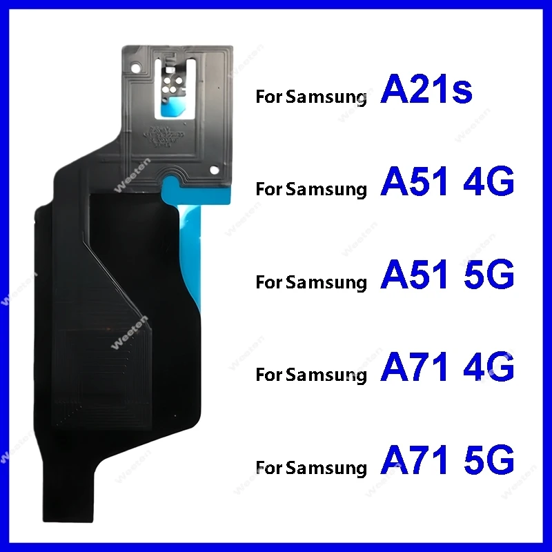 Wireless Charging with NFC Flex Cable use For Samsung A21s A51 A71 4G 5G A217 A515 A516 A715 A716 Back wireless charging Parts