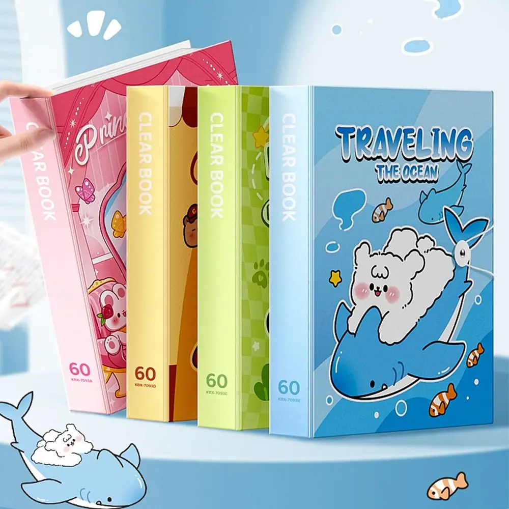 Capibara A4 Document Bag Large Capacity Organ Bag File Classification Holder Waterproof Envelope Folder Test Paper Storage Bag