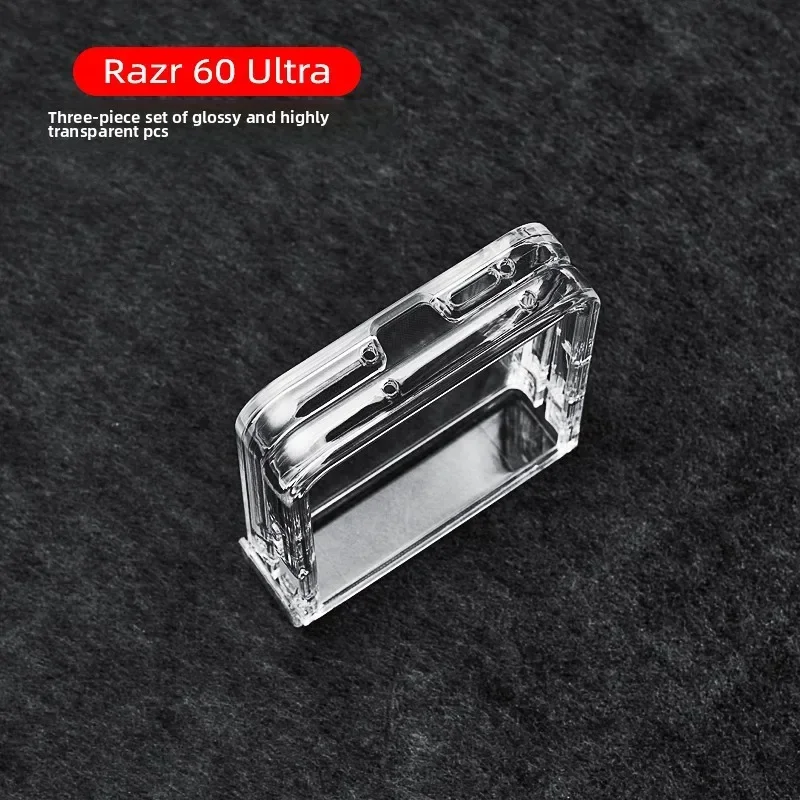 Transparente Handyhülle für Motorola Razr 70 60 50 40 Ultra Mooto Razr 60 50 Hartschale Klare PC-Scharnier-Schutzhülle aus Kunststoff – Detail 6
