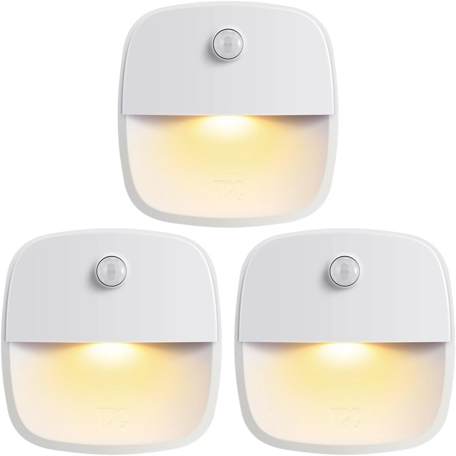 Mais recente luz noturna com sensor de movimento brilhante, conveniente e segura – LED sem fio ideal alimentado por bateria para iluminar espaços escuros