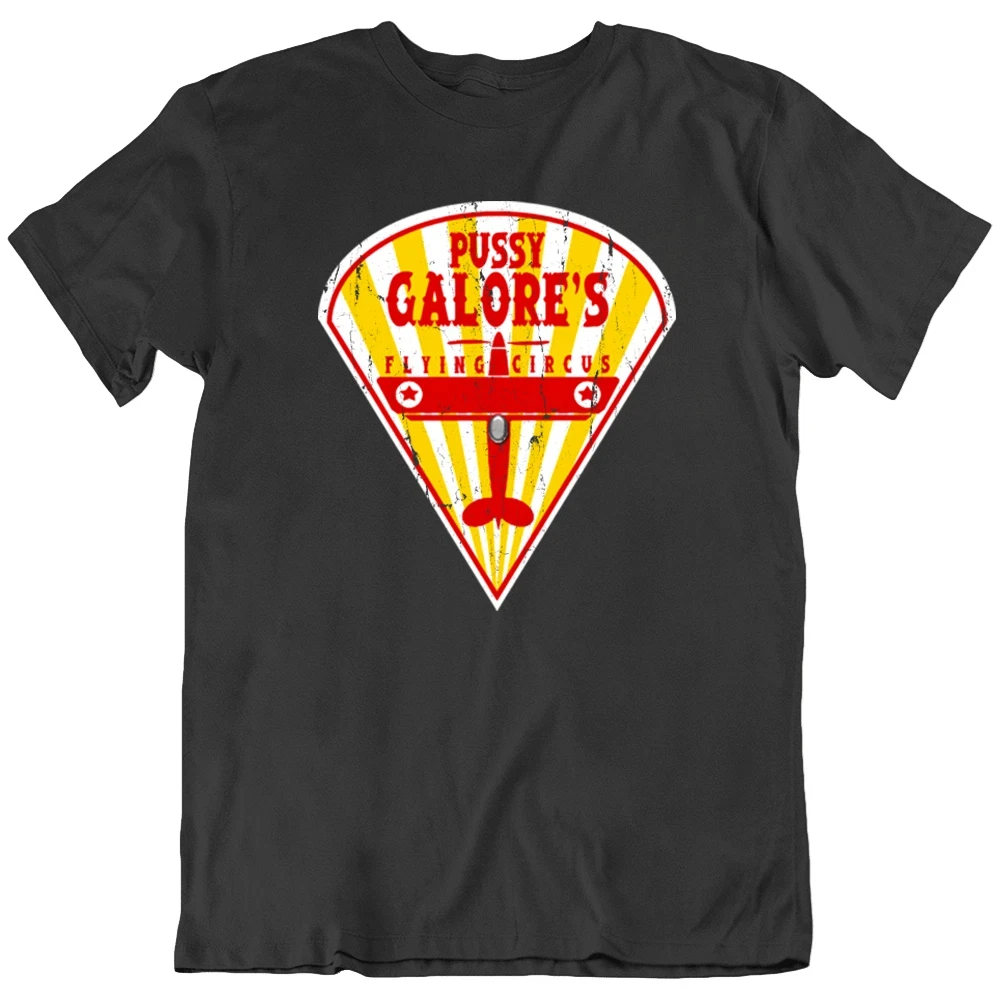 Catwoman Flying Circus Goldfinger Bond Spy Movie Retro T-shirt Loose Casual Unisex Streetwear Shirt vintage t shirt