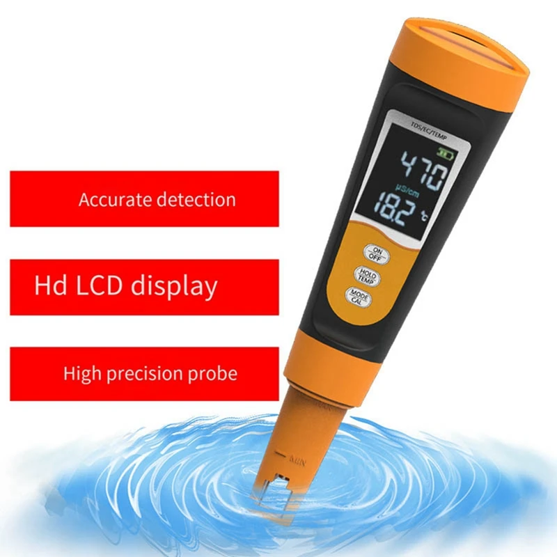 High-Precision Tap Water Testing Instrument Ec Conductivity Water Pen As Shown TDS Water Quality Testing Pen