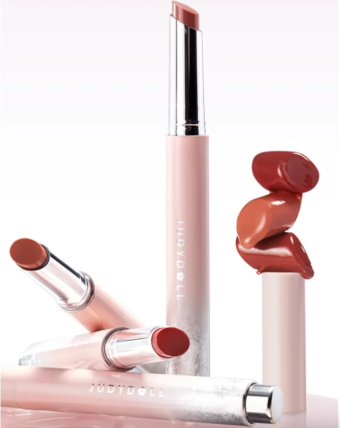 

Judydoll Solid Lip Gloss Fragrance Sparking Star Soft Smooth Lip Glaze Rose Lipstick Lasting Colors Lip Makeup Cosmetics