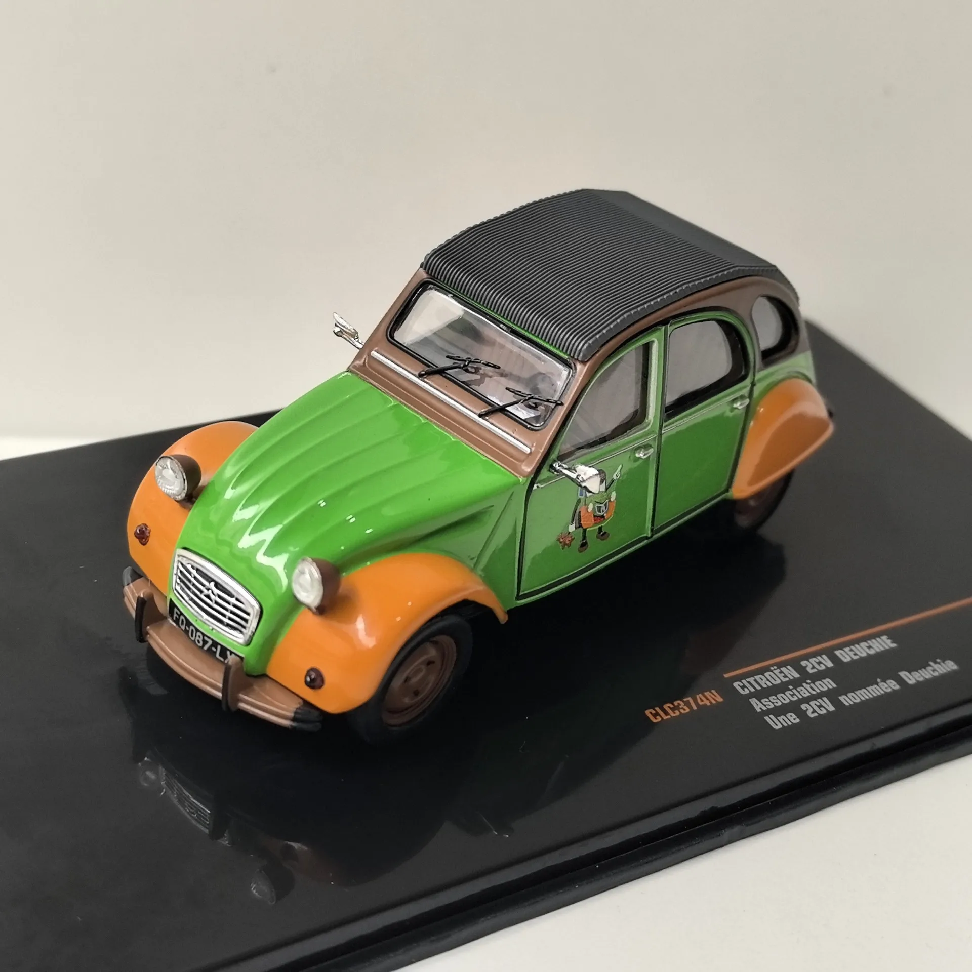 

Diecast IXO 1/43 Scale CITROEN 2CV DEUCHIE Alloy Car Model Collectible Toy Gift Souvenir Display Ornament