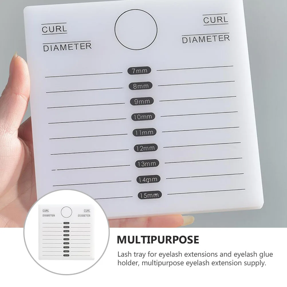 

Eyelash Extension Acrylic Holder Tray Large Lash Pallet Stand Multipurpose Eyelash Extension Tools for Salon and Individual