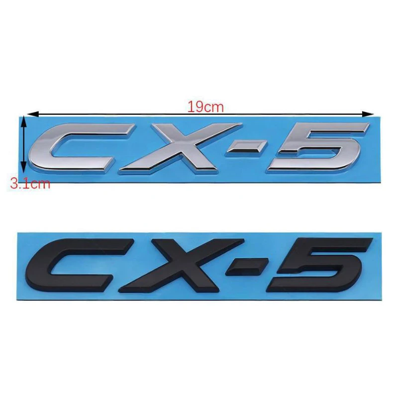 

19X3,1 см ABS кузов автомобиля крыло боковая эмблема для Mazda CX5 CX-5 буквенный значок на задний багажник 3D наклейка ремонт украшения аксессуары
