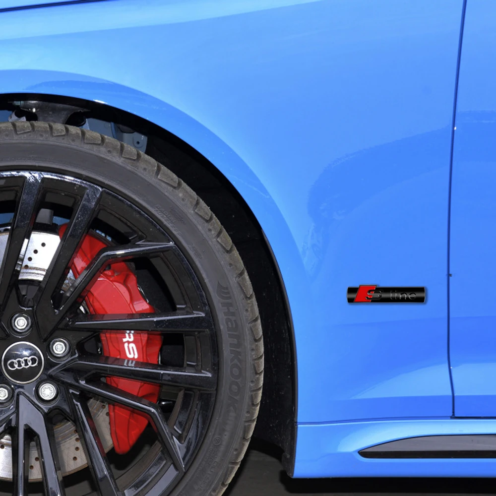 Auto-Frontemblem für Kühlergrill, S-Line-Emblem, Dekorationsaufkleber, Autozubehör für Audi S-Line S A4L A3 A5 A7 A4 B8 A3 Q3 Q5 Q7 A8L – Detail 8