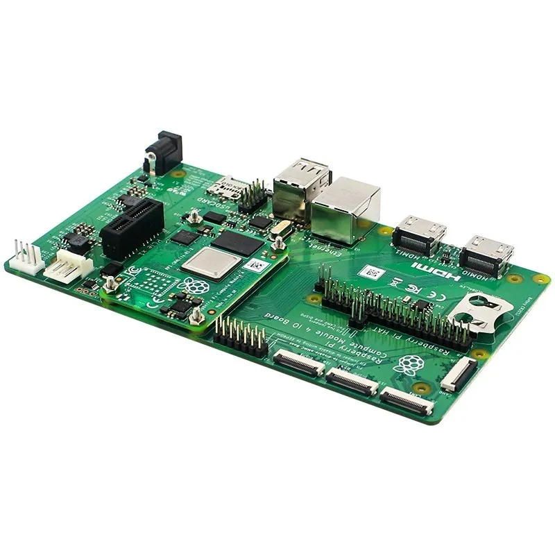 

Official Raspberry Pi Compute Module 4 IO Board Optional Metal Case with 12V PWM Cooling Fan IO Board for Raspberry Pi CM4