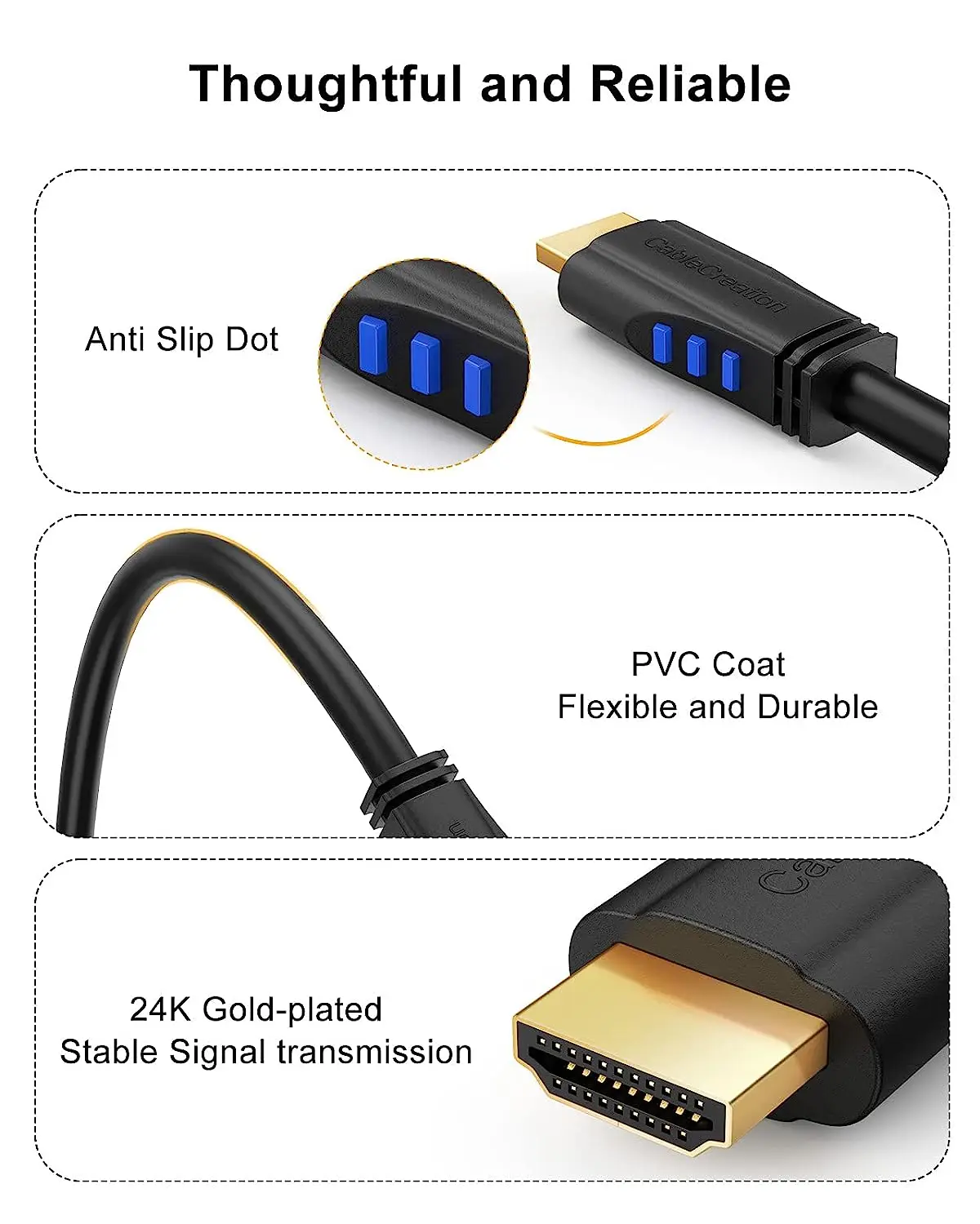 Cable HDMI Angular 90° 4K 60Hz HDR CEC ARC - PS5 Xbox PS4 HDTV - imagen 2