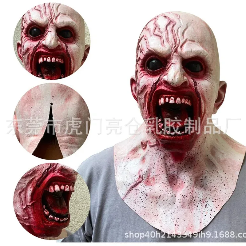 

Halloween Horror Mask Zombie Latex Masks Party Cosplay Bloody Disgusting Rot Face Scary Masque Masquerade Mascara Terror Masker