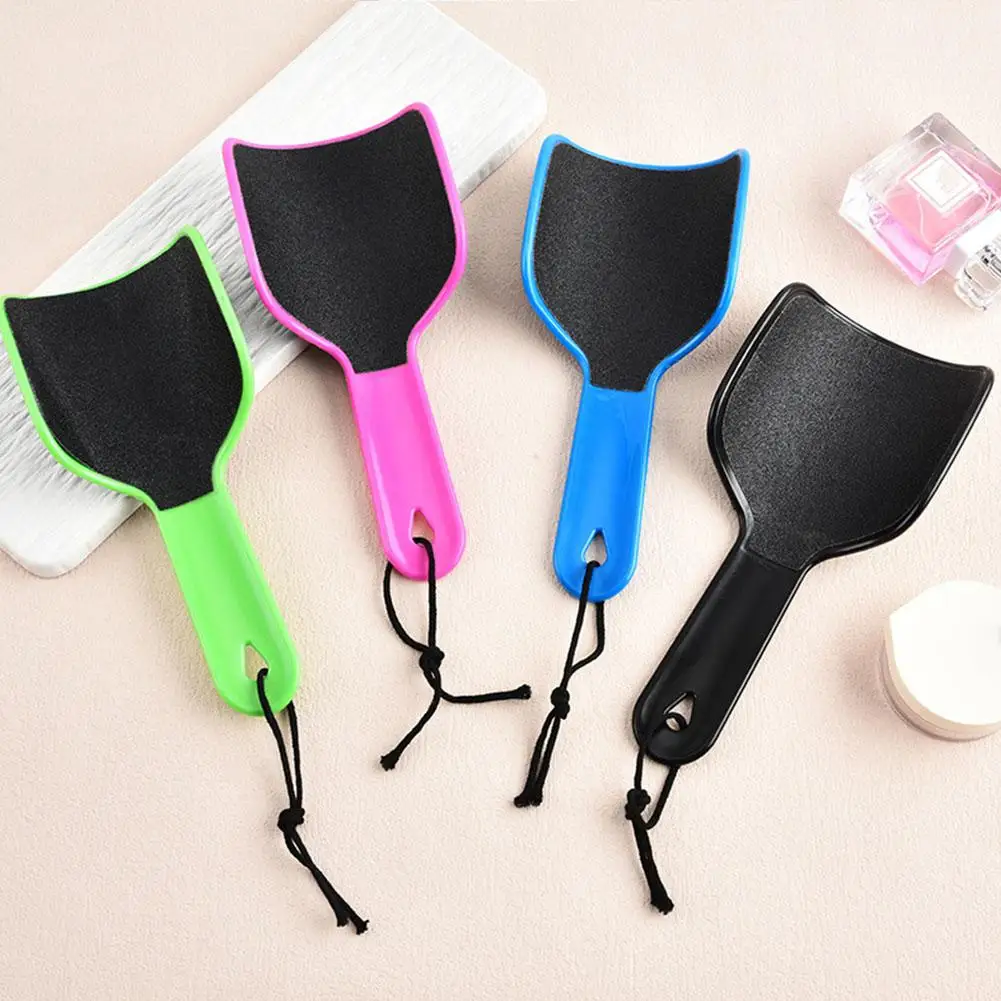 منحني ملف القدم الجلد الميت الكالس مزيل للأقدام على الوجهين المهنية باديكير ملف القدم U على شكل القدم ساندر الغسيل