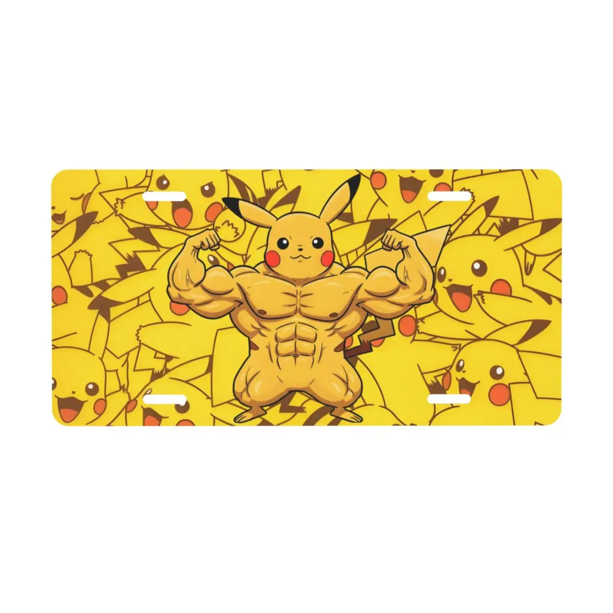 

Custom Bikachus License Plate Novelty Series Games Decorative Car Front License Plate Aluminum Metal Sign Vanity Tag 12x6 Inch