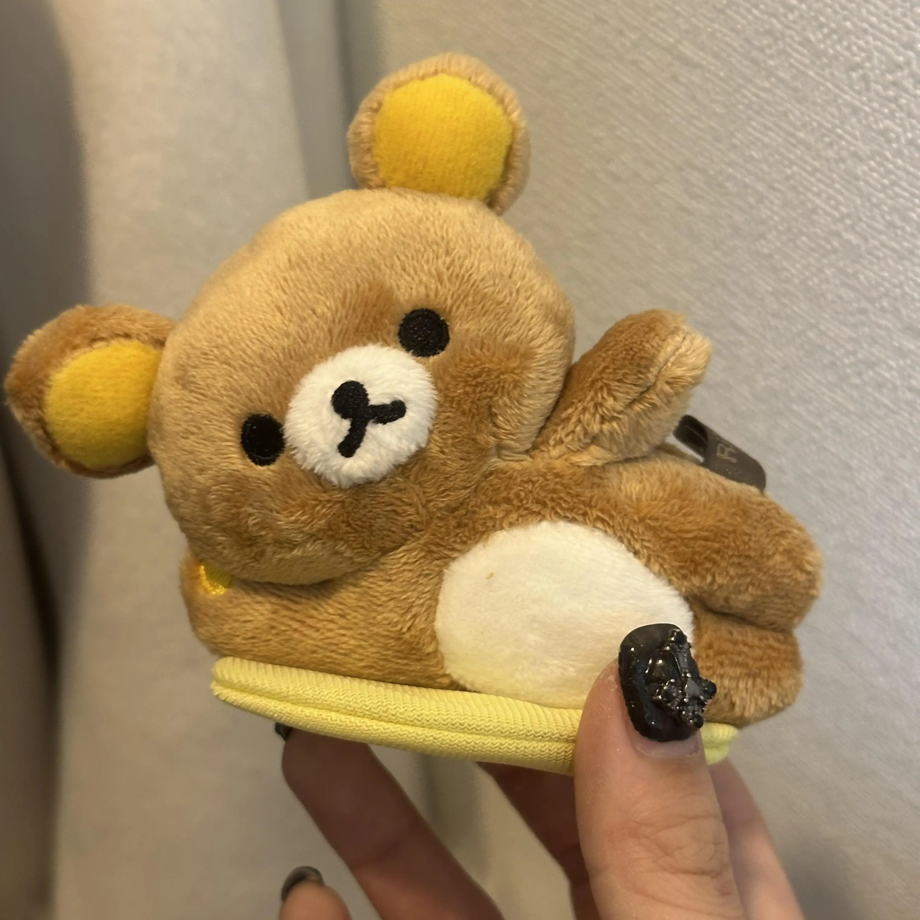 

Новый плюшевый магнит Rililil Brown Bear, мягкий пушистый декор для холодильника, Kawaii, домашний подарок на Рождество