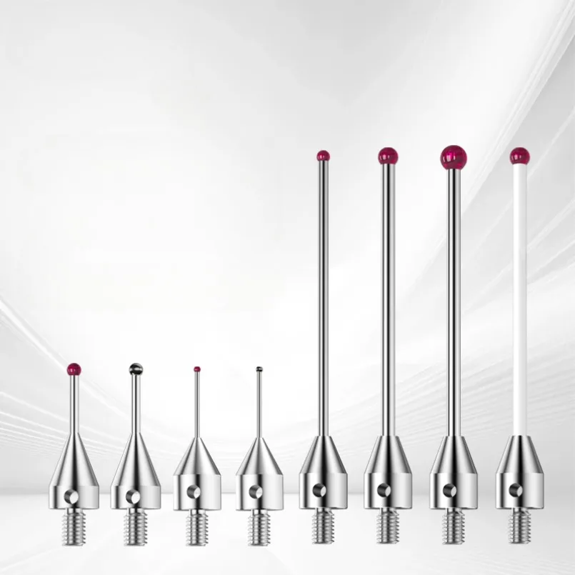 Three-dimensional Probe Three-coordinate Stylus Tungsten Steel Ruby Probe Accessories Cnc Machine Tool Special Stylus Thread M4