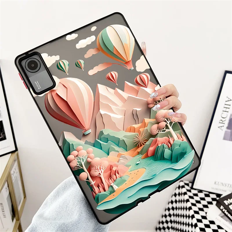 Fire Balloon Case for Xiaomi pad 6/6 Pro 11 inch Case For Xiaomi pad 5/5 Pro 11 inch Redmi Pad SE 2023 Matte Hard Back Cover