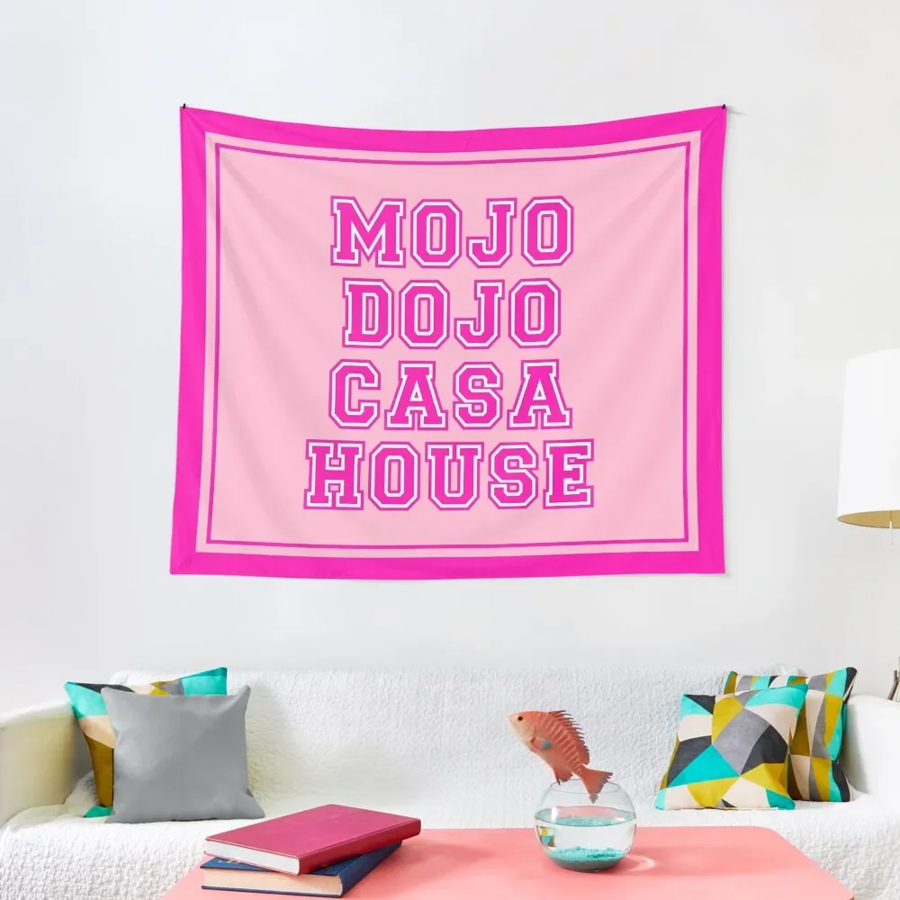 

Mojo Dojo Casa House Pink Tapestry Decorative Wall Mural Aesthetic Room Decoration Room Decorations For Bedroom Tapestry