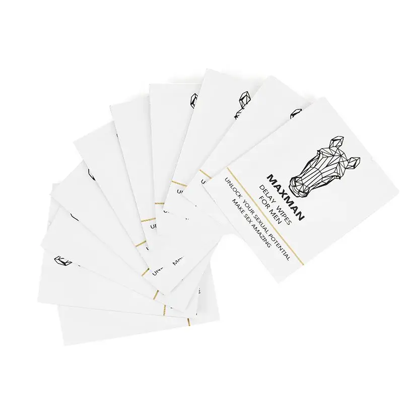 ذكر الجنس تأخير مناديل تدوم طويلا 60 دقيقة نمو القضيب توسيع أصعب مكافحة سرعة القذف الاستخدام الخارجي الكبار