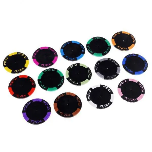 

Набор глиняных фишек для казино с нумерацией, профессиональные покерные фишки для шахмат, маджонга и развлечений на вечеринках