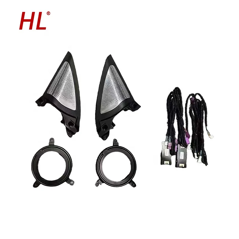 اكسسوارات السيارات المخصصة والجملة Led أضواء Interio المتكلم غطاء مضيئة لسيارات BMW 4 Series I4 M4 G22 G23 G26 G82 #3