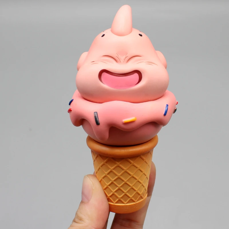 12cm Anime Buu Dragon Ball Figures Majin Buu Ice Cream Action Figures PVC Figurine Collection Model Ornamen Toys Birthday Gifts