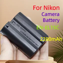 High quality 2280mAh EN-EL15C Camera Battery or Charger For Nikon Z5 Z6 Z6II Z7 Z7II D600 D610 D750 D800 D7100 D7200 D7500 MH-25