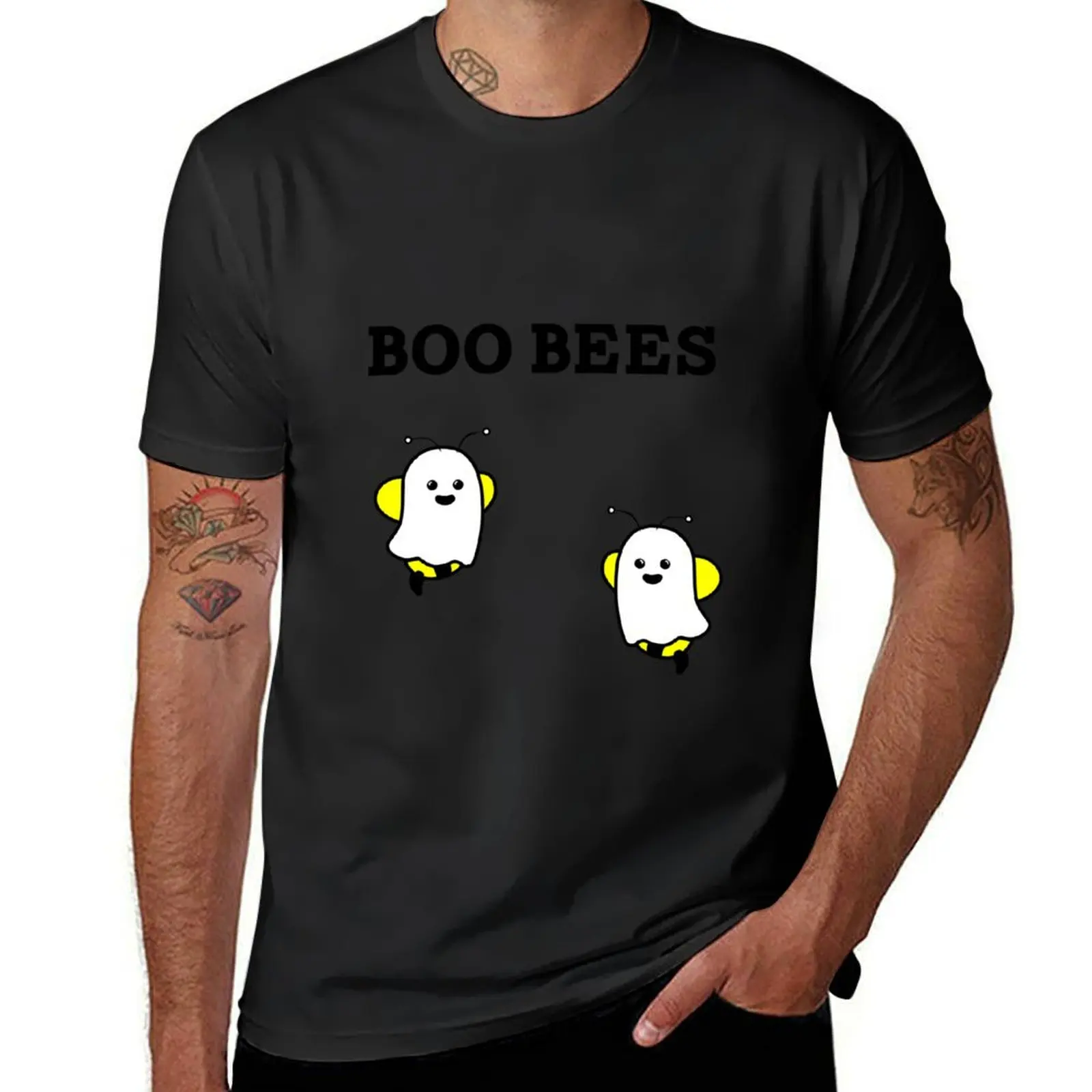 Boobees - Boobies / Boobs Funny Design T-Shirt sweat Aesthetic clothing plus size tops Short sleeve tee Men's t shirts