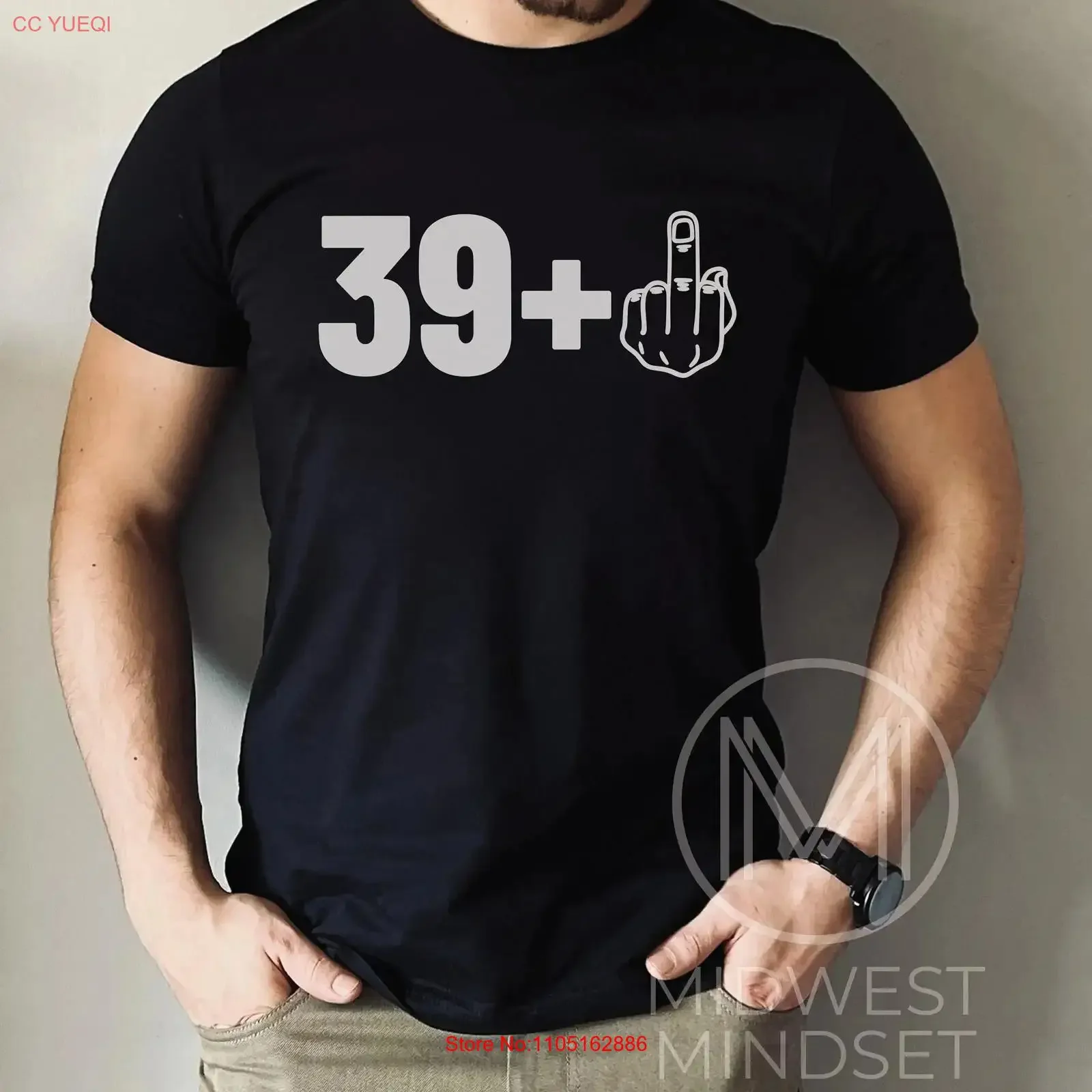 40th Birthday T Shirt For Man Party Hello Forty Awesome Since 1984 vintage Washed Stretched Top For Everyday Wear Casual
