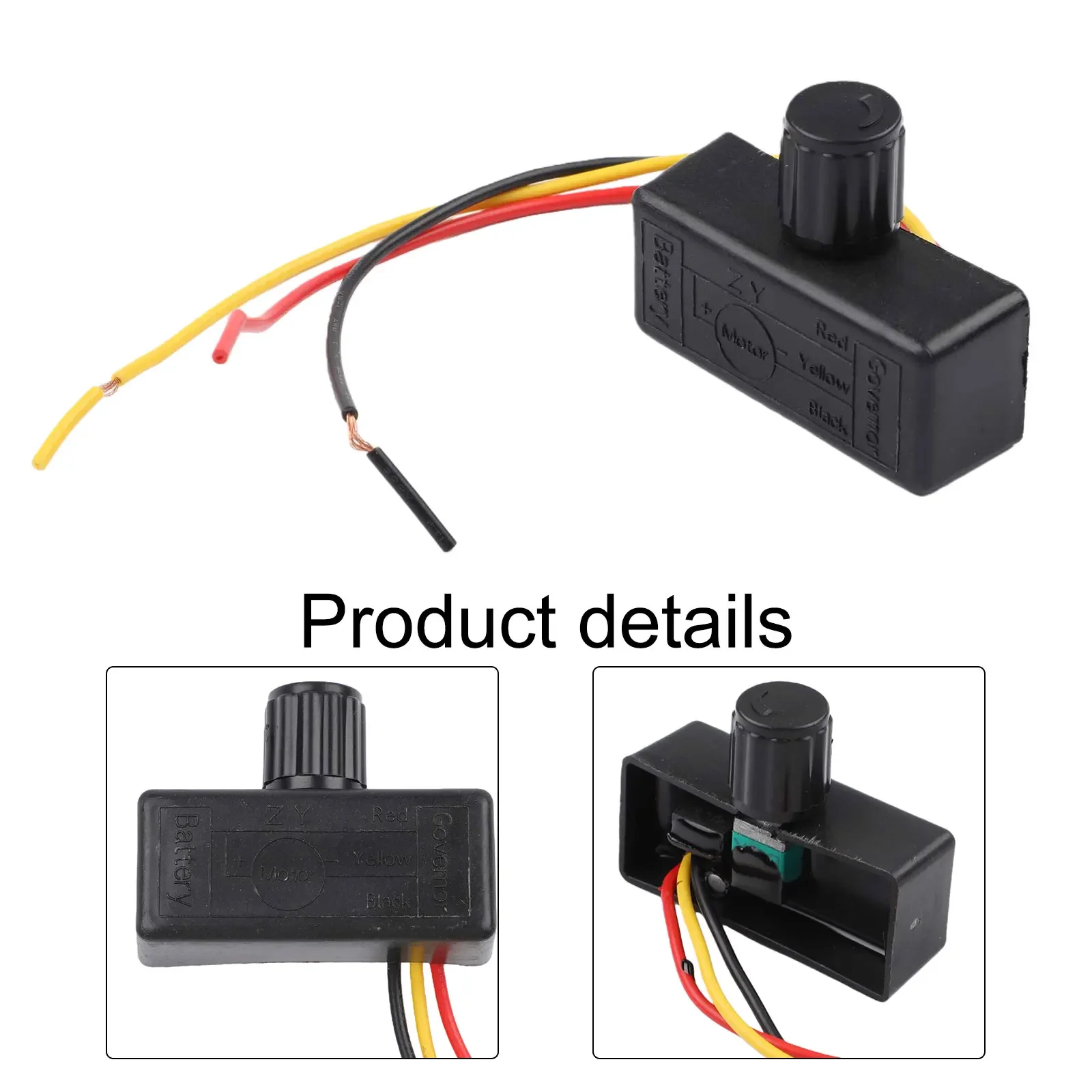 Stepless Speed Regulator Electronic Speed Controller For DIY Projects 42*21*16mm Speed Control Quiet Operation