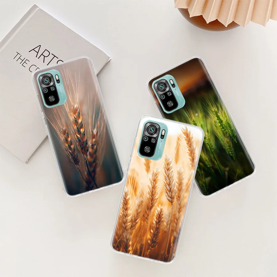 Mature Wheat Grains Phone Case For Xiaomi Redmi Note 13 Pro Plus 5G Cover 10 10A 10C 12 12C 9A 9C 9T 8A 7A 6A 9 8 7 6 K70 K60 Pr