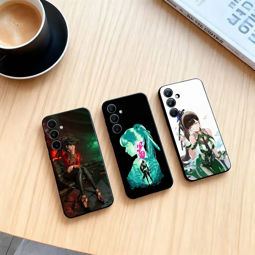 S-Stellar blade Eve  Phone Case For Samsung Galaxy A73,A72,A71,A70,A53,A52,A51,Soft Silicone Black Cover