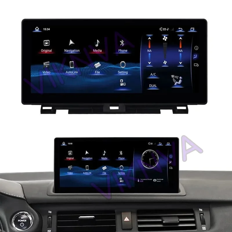 For Lexus CT CT200 2011-2019 668S Screen Android 13 Car Radio Multimedia Player CarPlay Autoradio Stereo Radio GPS Navigation