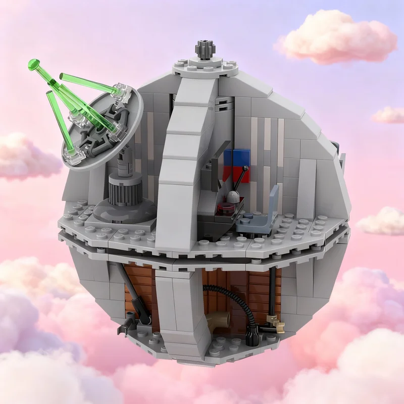 

Набор для сборки модели Звезды Смерти (399 деталей) MOC: конструктор для самостоятельной сборки, креативный подарок, коллекционный предмет, декор для рабочего стола, премиум-класс для взрослых и детей