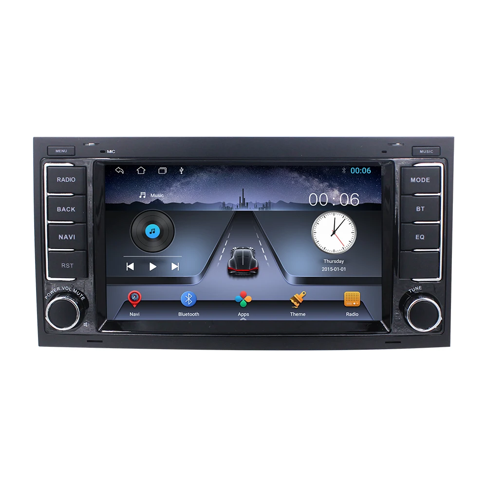 

2+32G 4+64G 6+128G 7 Inch 2 Din Android 11 Car DVD GPS Navigation With WIFI For VW Touareg