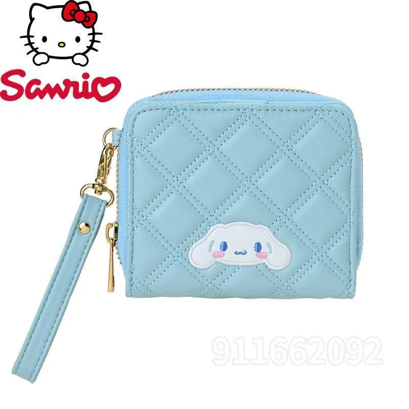  Hello Kitty New Mini Coin Purse Cartoon Cute Short Women's Wallet Multi-card Slot Large Capacity Fashion Women's Wallet