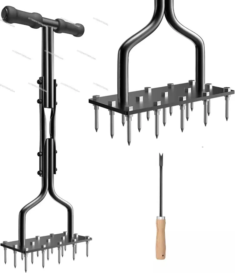 

Lawn Aerator Nail Hand Tool, Garden Grass Aeration Tool Manual Air Aerator,Scarifier For Lawn, Loose Soil
