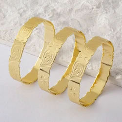 LUIZADA New Vintage Indian Women'S Bracelet African Wedding Luxury Gold Plated Bride Exquisite Lucky Bracelet Jewelry