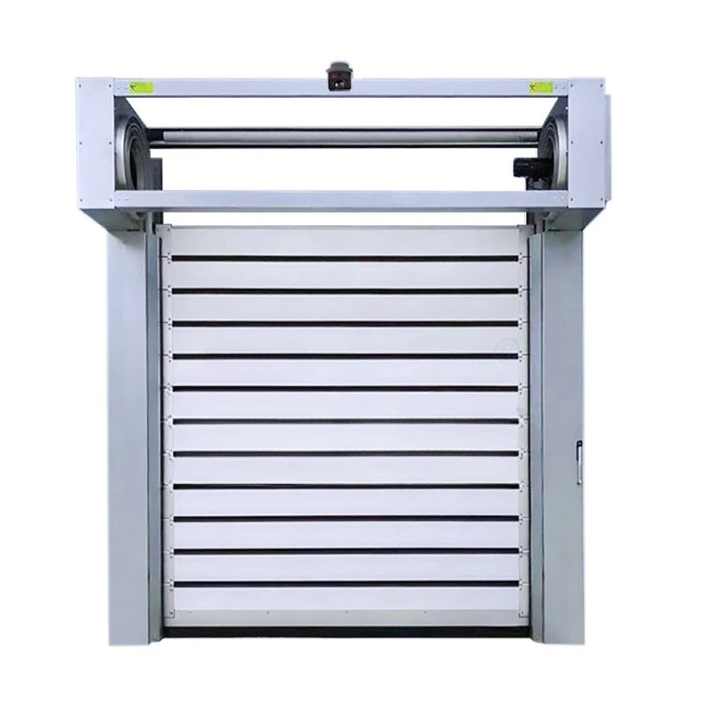 Indoor and outdoor turbine doors, wind-proof and anti-theft aluminum alloy rolling shutter doors