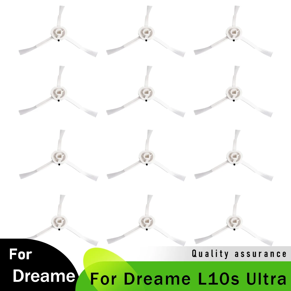 Durable Side Brush Spare Parts For Dreame L10s Ultra Robot Vacuum Triangle Brush Accessories For Household Cleaning