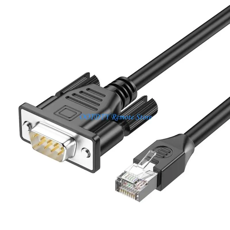 RJ45 to DB9 Serial Port Male/Female Extension Line Networking Debugging Cable Switches Server Serial Port Control Cord