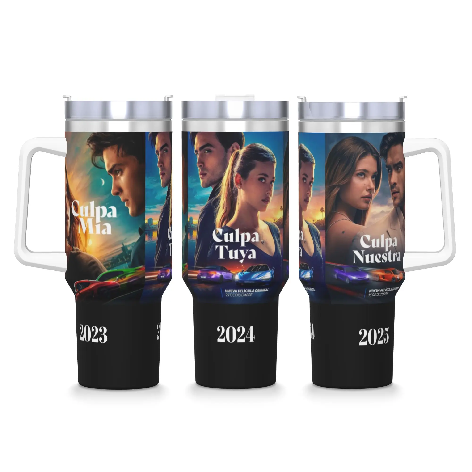 

Stainless Steel Tumbler Hot Film Culpa Mia Thermal Cups Heat Preservation Cold and Hot Mugs Cup Travelist Custom Water Bottle