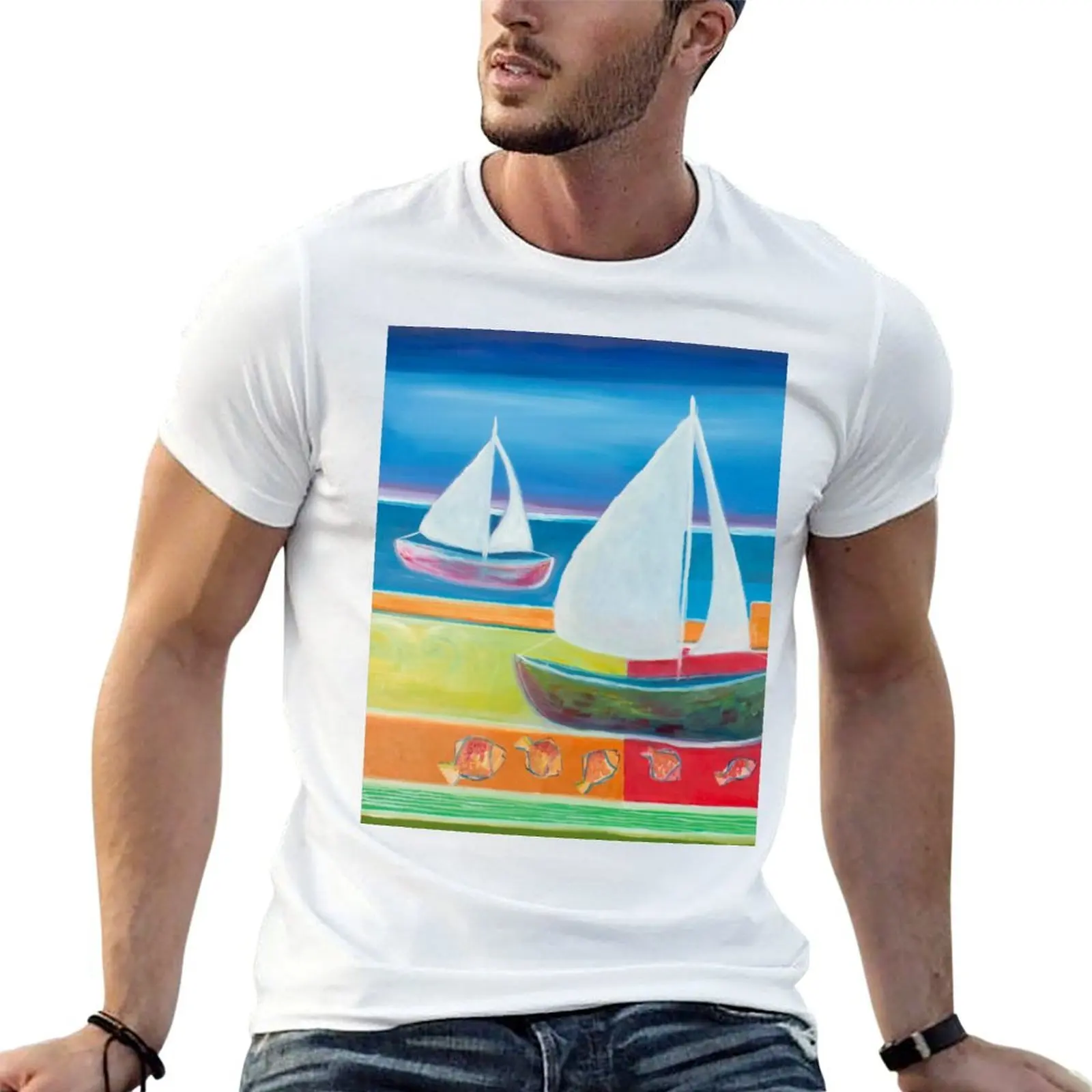 Sailing T-Shirt quick drying tops luxury clothes men