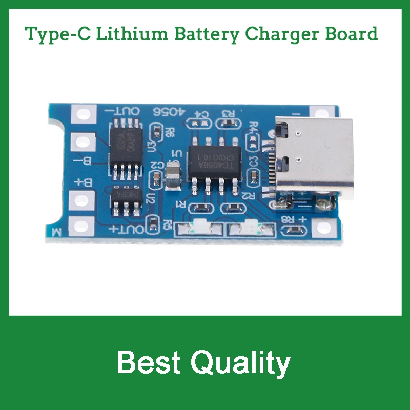 

1Pcs Type-C TP4056 18650 lithium battery charging board 5V 1A protection module