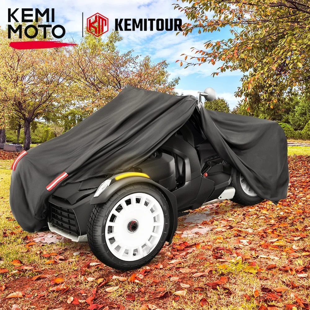 

KEMIMOTO On-Road 210T Black Full Cover Compatible with Can-am Ryker 600 900 ACE Rally Edition Sport 2019 2020 2021 2022 2023