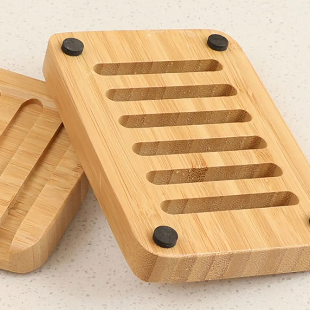 

Reusable Handmade Soap Saver Multiple Styles Drain Storage Rack Bamboo Storage Box Home