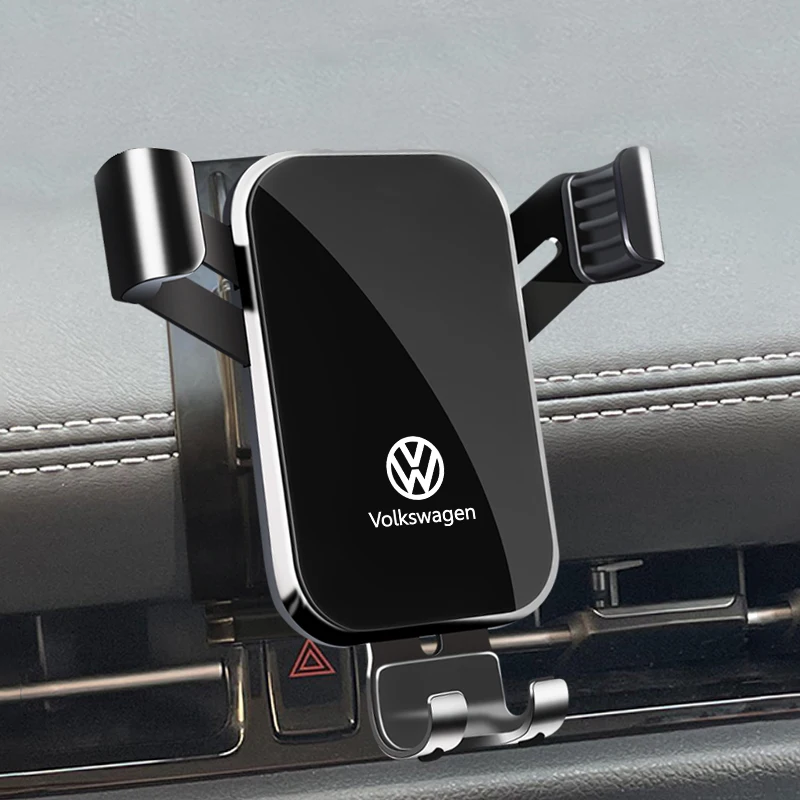 Gravity Car Holder For Phone Air Vent Clip Mount Mobile Cell Stand For VW R Scirocco Jetta Beetle Golf Polo Tiguan Sharan Touran