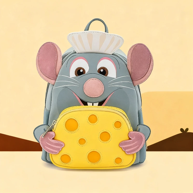 

Мини-рюкзак Disney Ratatouille Chef Remi, школьная сумка — милый рюкзак для девочек — подарок для детей и фанатов