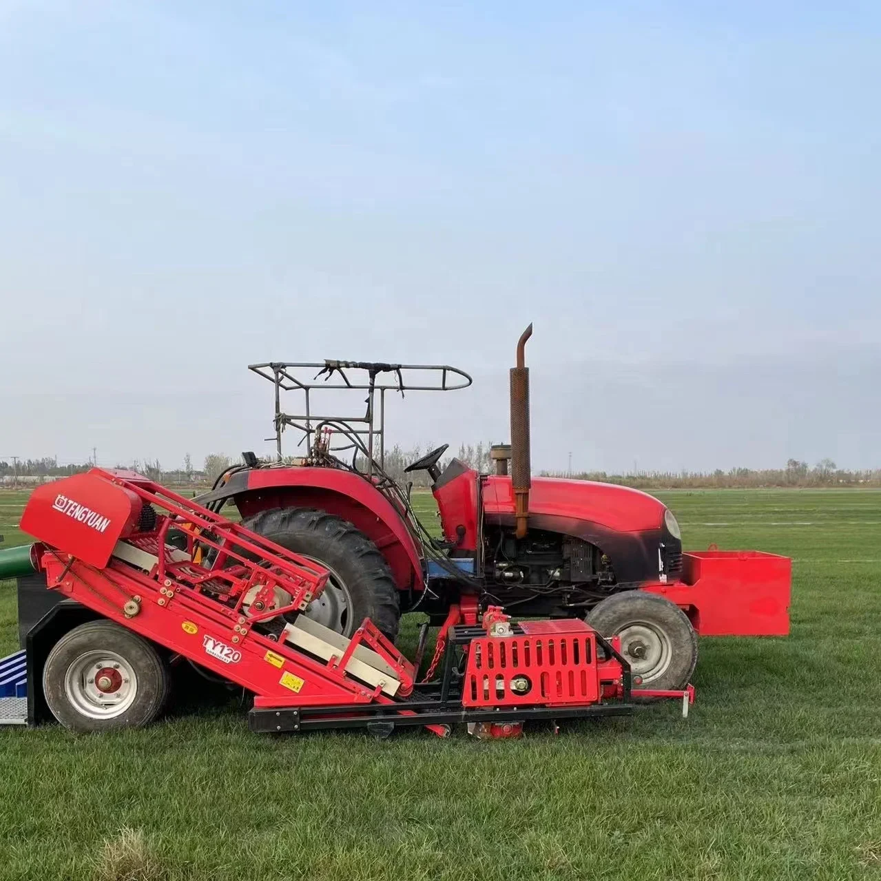 Green Lawn Turf Harvester, Lawn Harvesting Equipment,